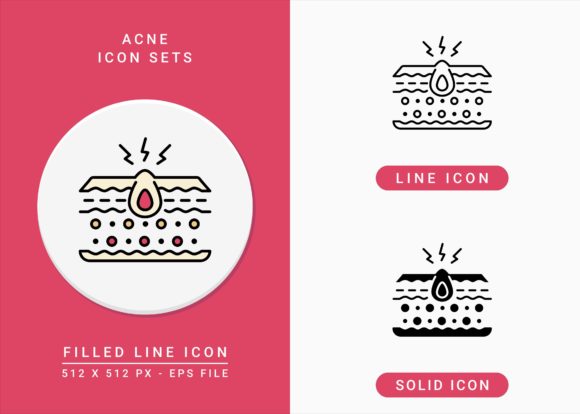 Acne Icons Set Review for Embroidery Projects