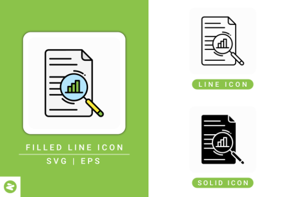 Analytics Icons Set: A Modern Graphic Asset for Web and Editorial Design