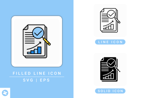 Audit Icons Set for Graphics and Icons