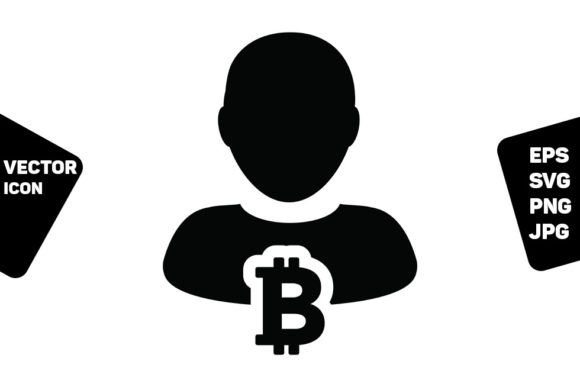 Bitcoin Symbol Icon Vector Blockchain Cr for Branding and Graphics