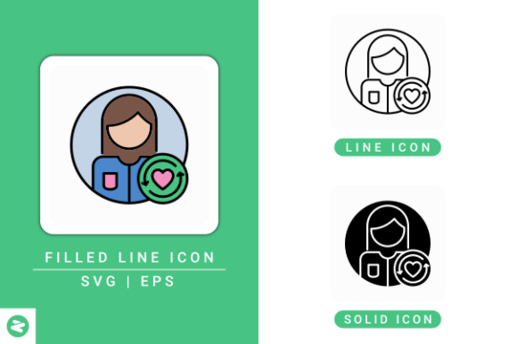 Customer Care Icons Set for Digital Products