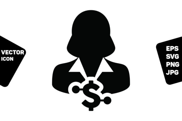 Dollar Icon Vector Digital Currency User Graphics