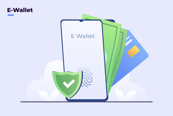 E-Wallet Finance Technology Illustration for Modern Design