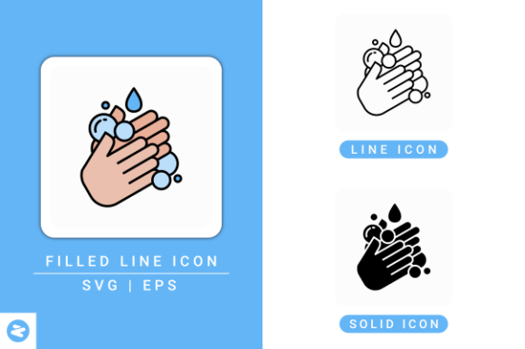 Hand Wash Icons Set Review for Embroidery Projects