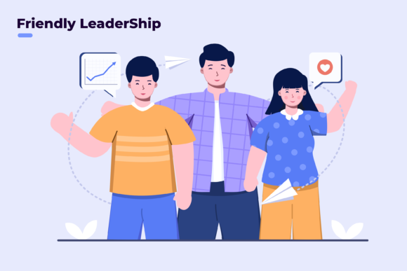 Illustration Friendly Leadership Review