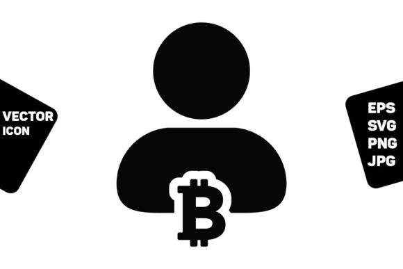 Money Icon Vector Bitcoin Blockchain Graphics