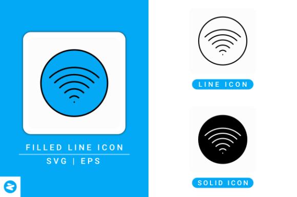 Wifi Icons Set: A Versatile Graphic Asset for Modern Branding